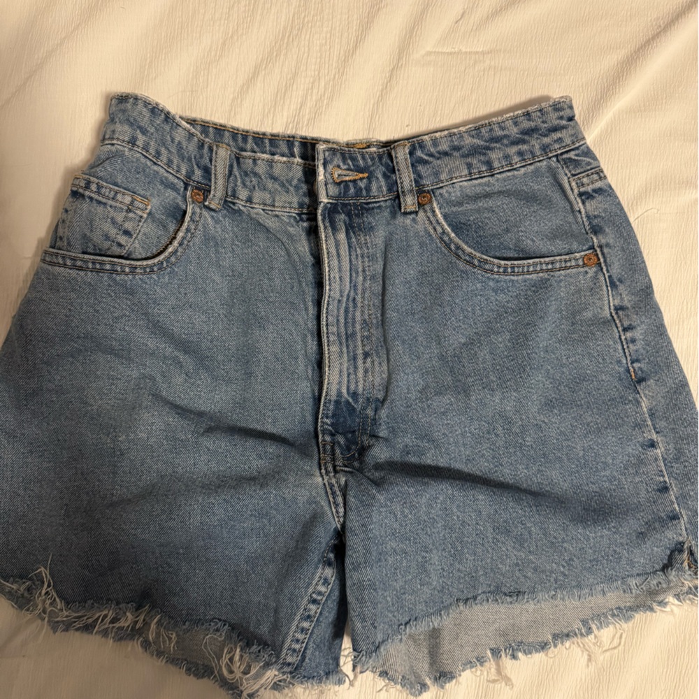 Zara Light Blue Jean Shorts